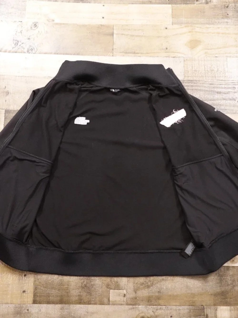 The North Face Tech Full-Zip Track Jacket Men’s XL Black Baker Tilly Logo